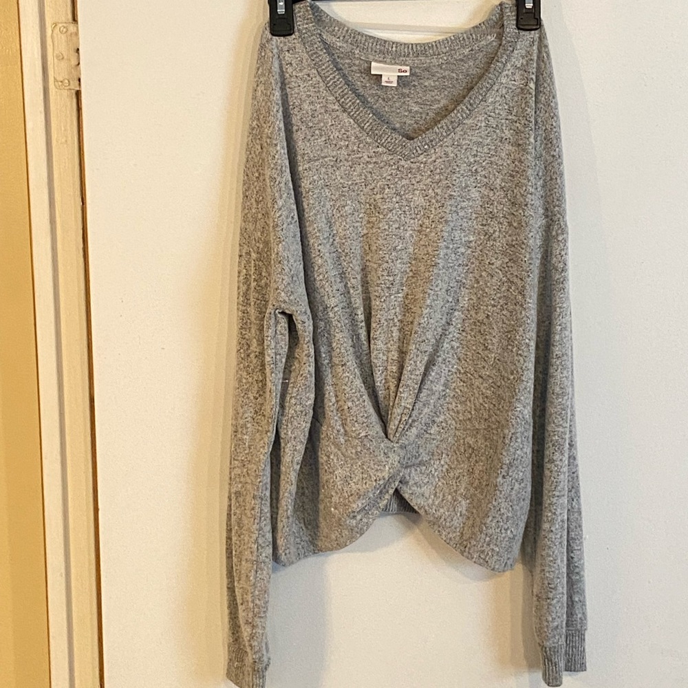 V-Neck Faux Wrap Top